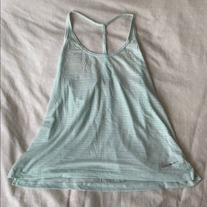 Nike mesh dri fit Racerback tank mint medium
